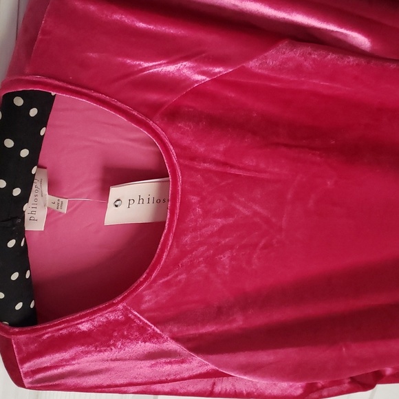 PHILOSOPHY Velvet Blouse - Picture 3 of 6